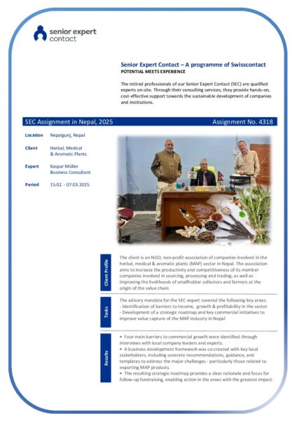 Senior Expert Contact SEC