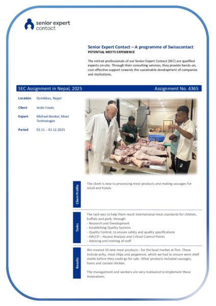 Senior Expert Contact SEC