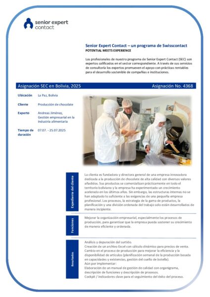 Senior Expert Contact SEC