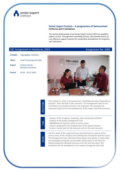 Senior Expert Contact SEC