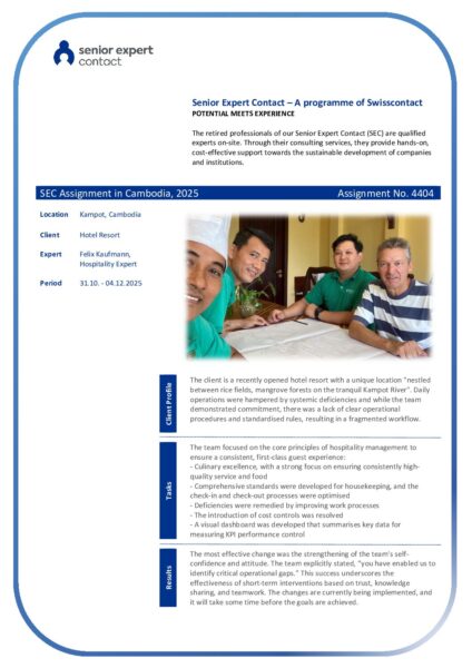 Senior Expert Contact SEC