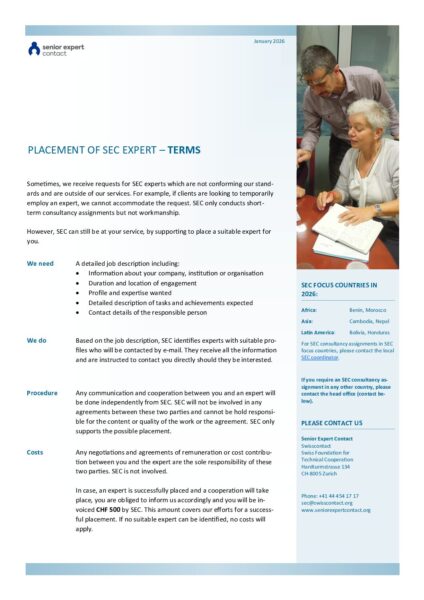 Senior Expert Contact SEC